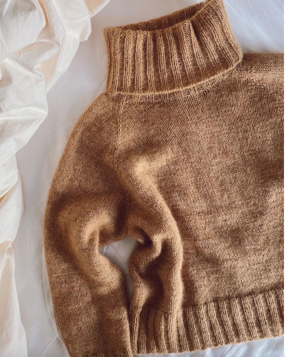 PK Oppskrifter - Caramel sweater