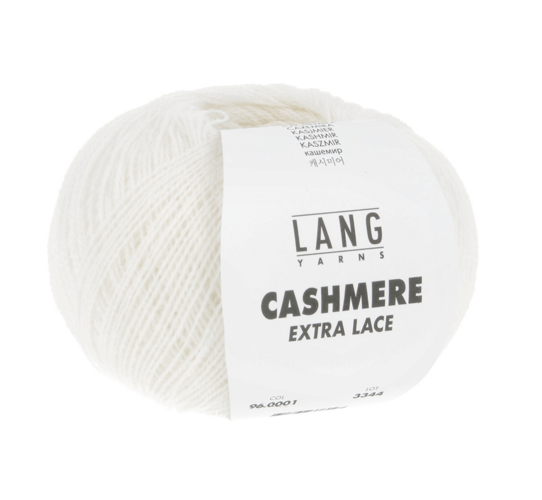 Cashmere Extra Lace - 01 Hvit