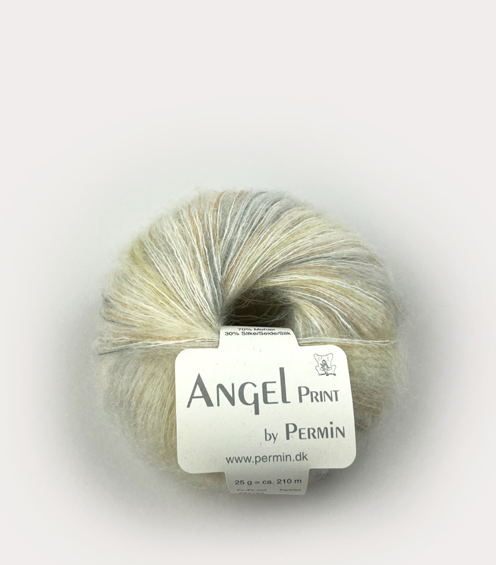 Angel Print - 66 Råhvid