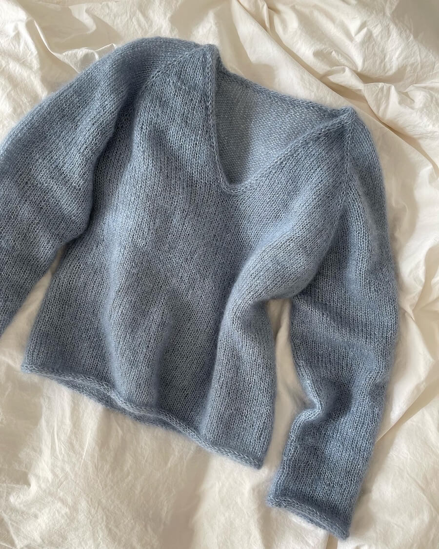 Cumulus bluse, V-neck
