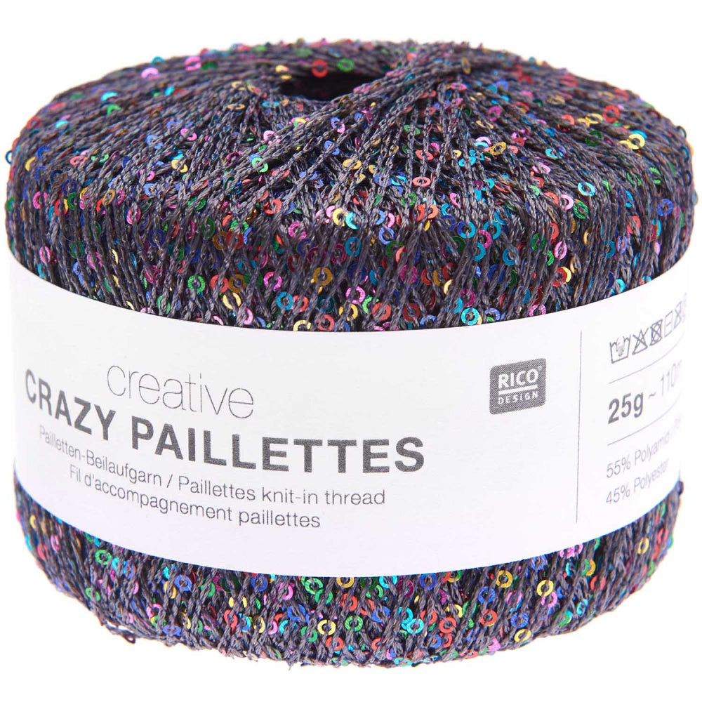 Crazy paillettes Anthracite