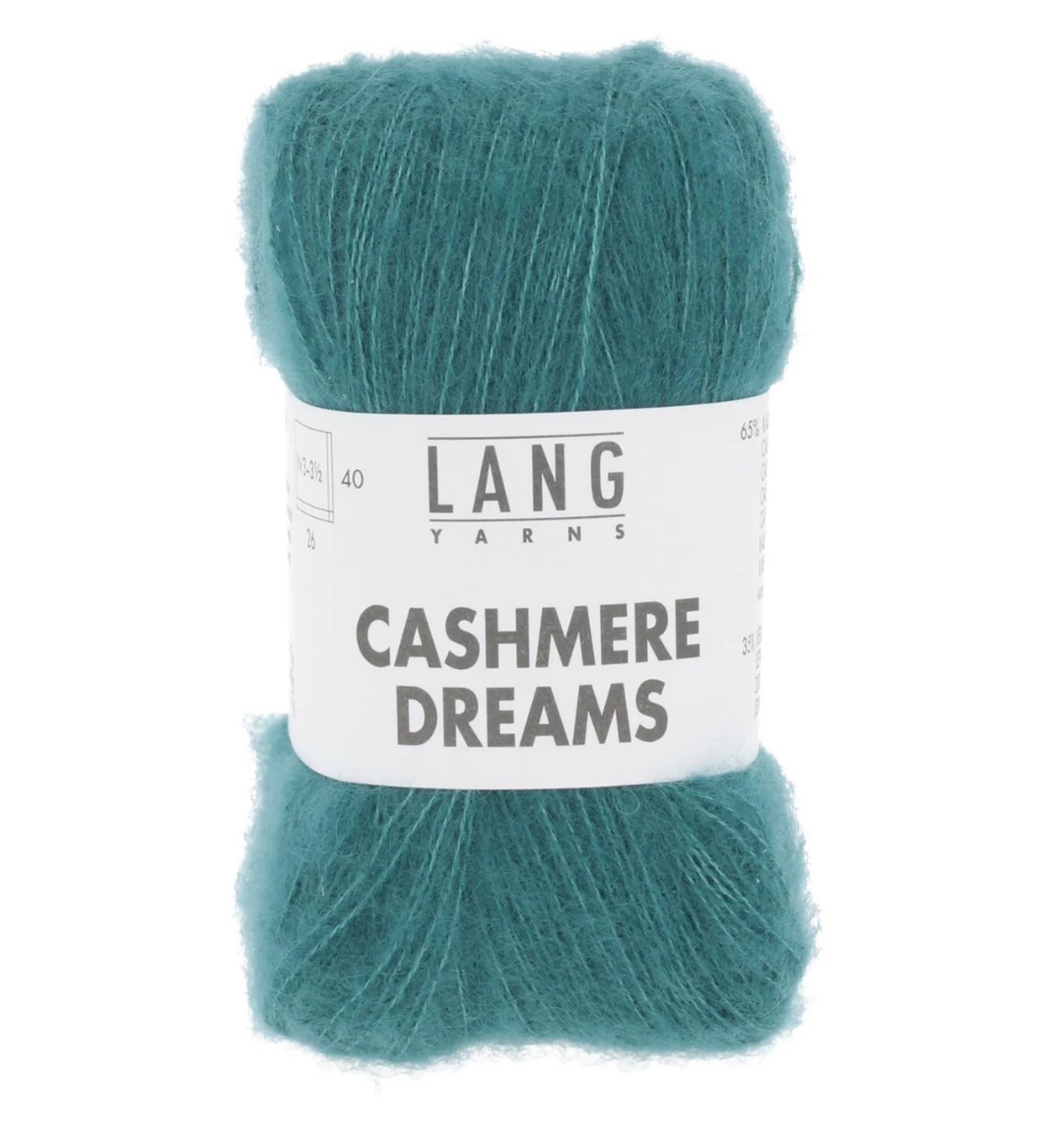 CASHMERE DREAMS - 74 mørk turkis
