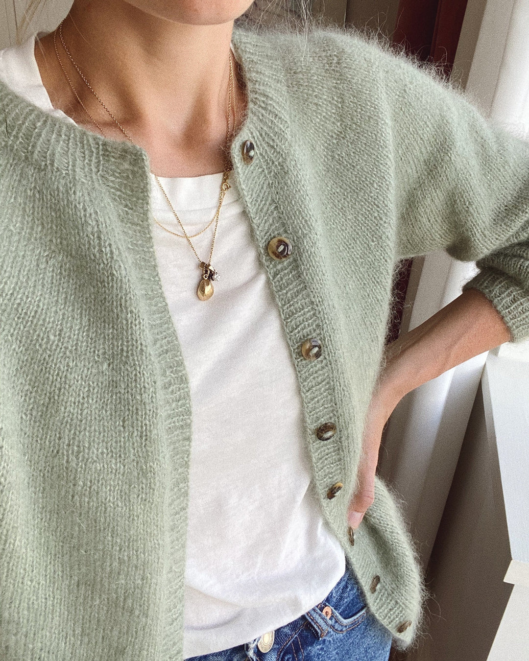 Novice cardigan - mohair edition