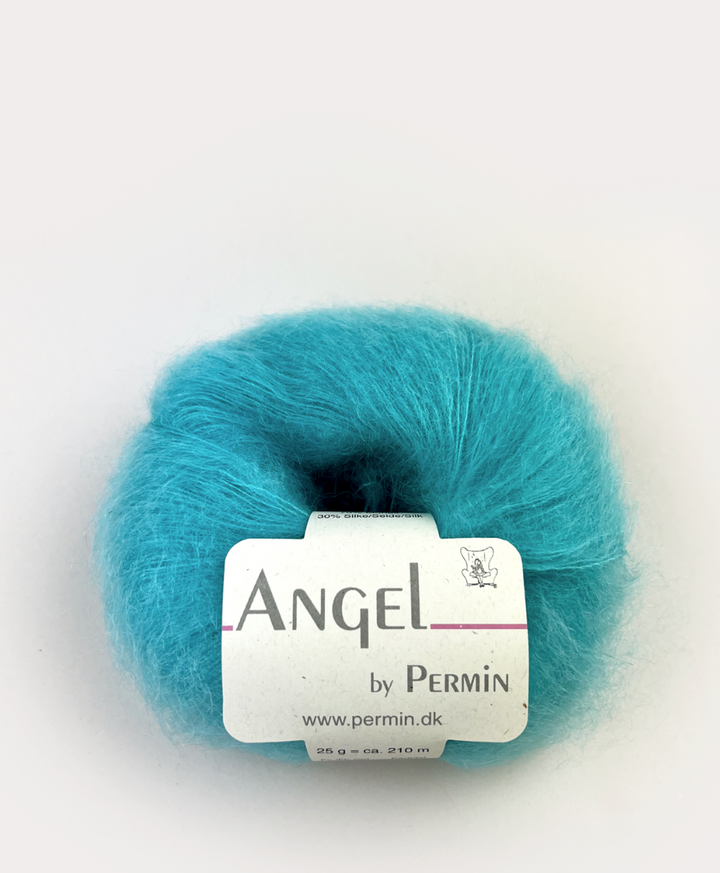 Cumulus bluse O-neck i dobbel-tråd Angel - garnpakke