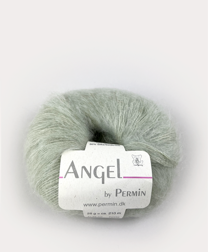 Cumulus bluse O-neck i dobbel-tråd Angel - garnpakke