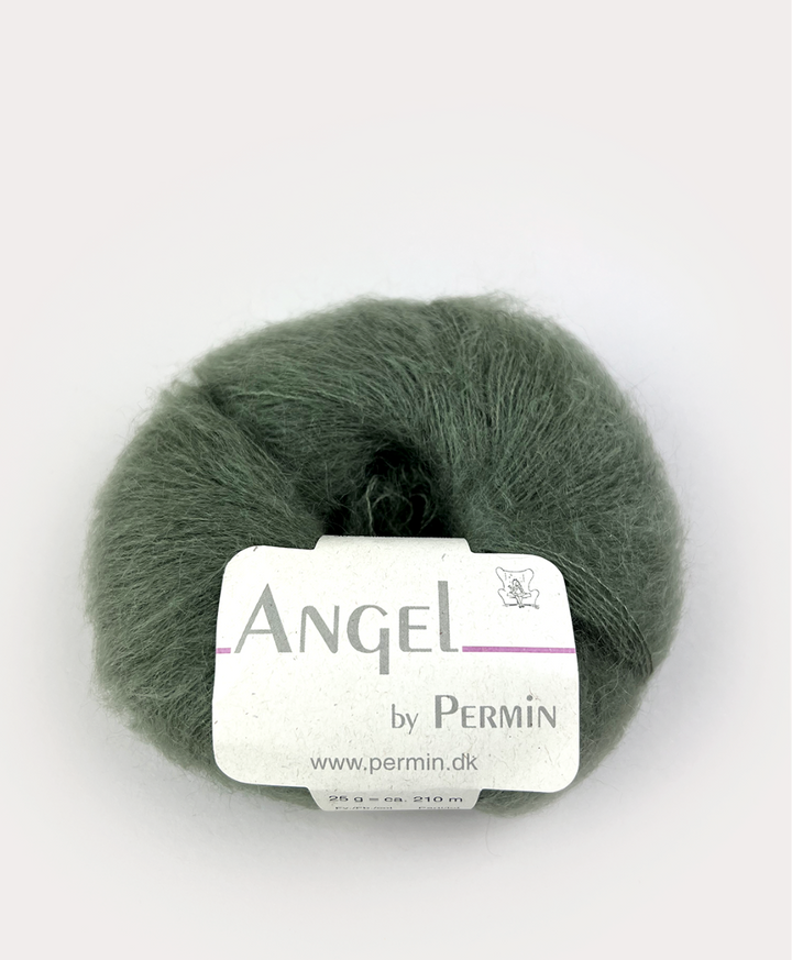 Cumulus bluse O-neck i dobbel-tråd Angel - garnpakke