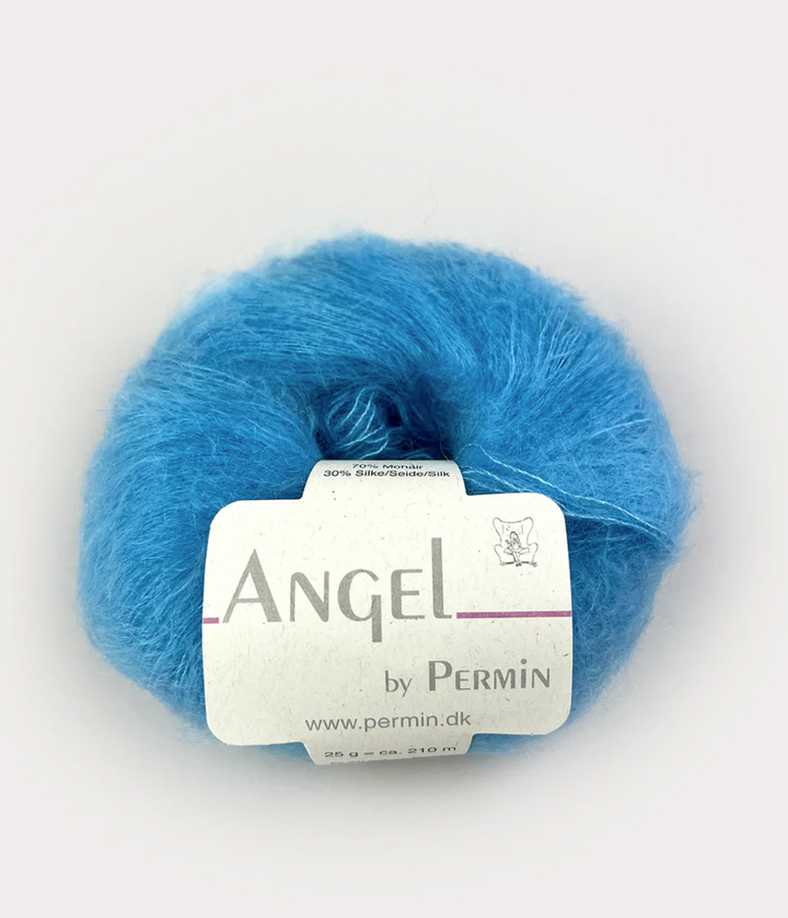 Cumulus bluse O-neck i dobbel-tråd Angel - garnpakke