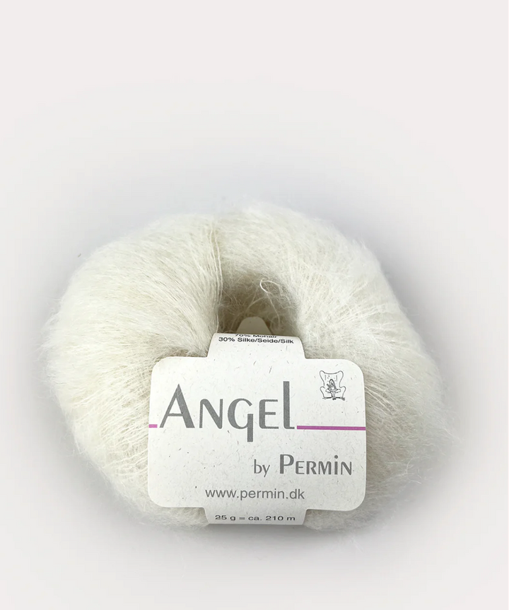 Cumulus bluse O-neck i dobbel-tråd Angel - garnpakke