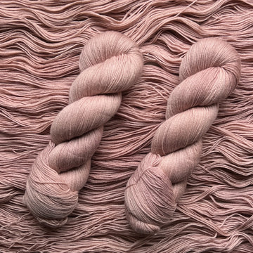 Tykk Mohair - Mørk rosegull