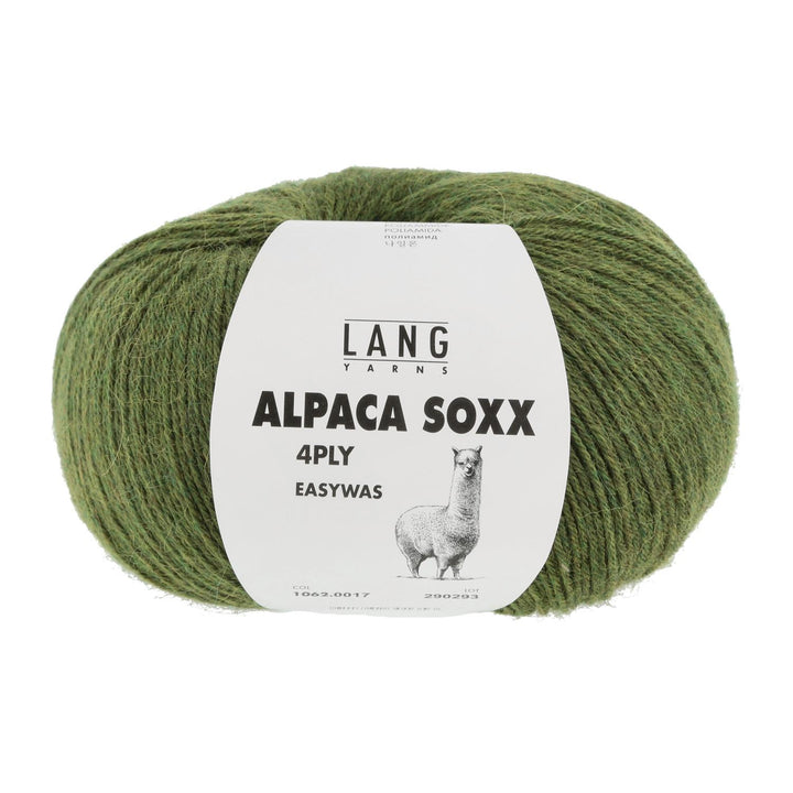 ALPACA SOXX 4-PLY - 17 green mÈlange