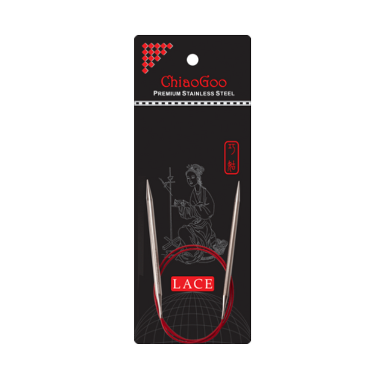 Red Lace rundpinne 80 cm