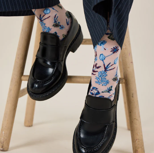 Living Garden Socks, Rose