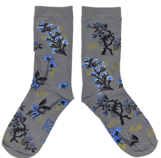 Bloom Socks, Grey
