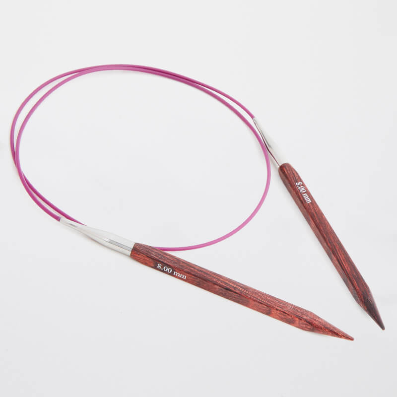 KnitPro Cubics - Rundpinner, 80 cm, 7.0  mm