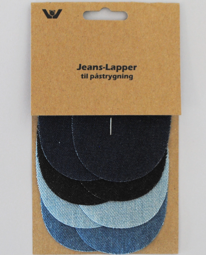 Jeanslaglapp / påstrykbar, denim