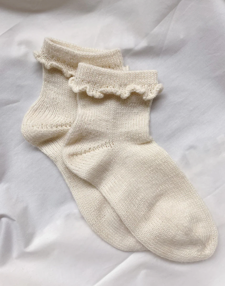 Ruffle socks - trykket på papir