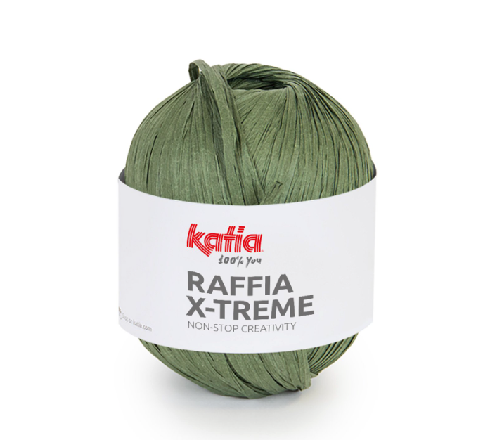 RAFFIA x-treme - 104 Dark Green/Army