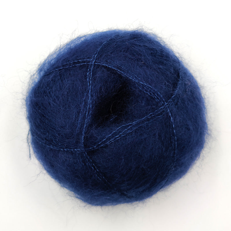 Brushed Lace - Dyb blå