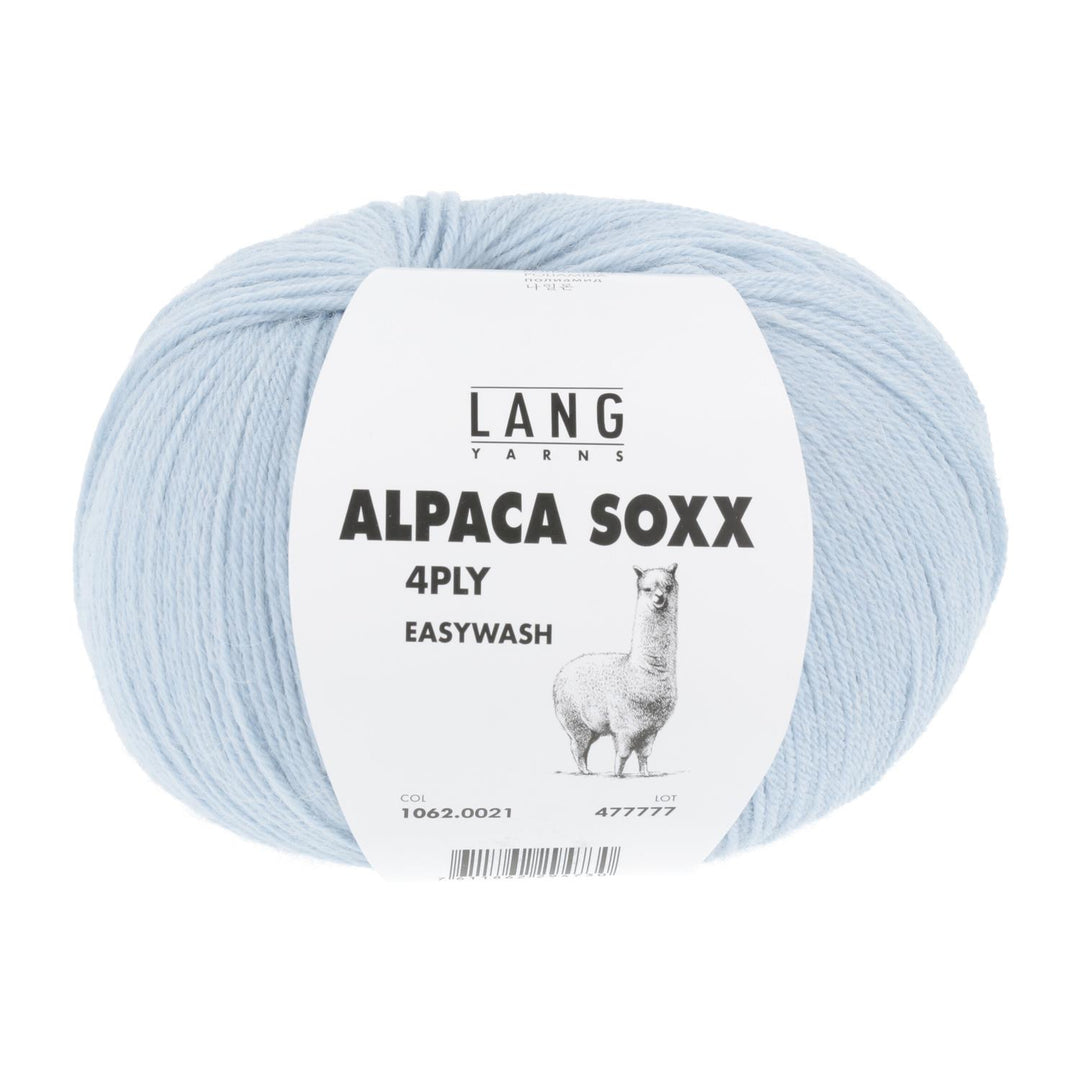 ALPACA SOXX 4-PLY - 21 light blue