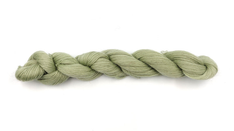 1-trådet Kidmohair - 1123 Tegrønn