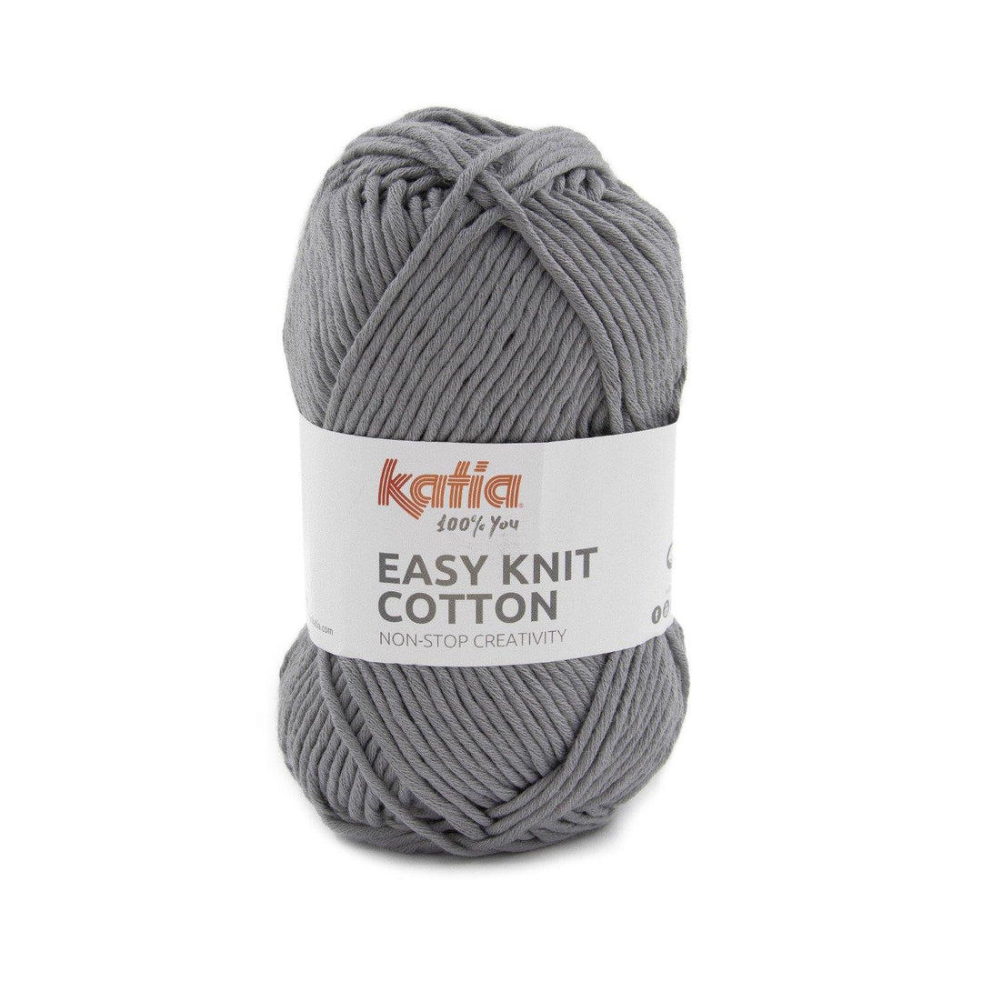 Easy knit cotton - 10 Mørk grå