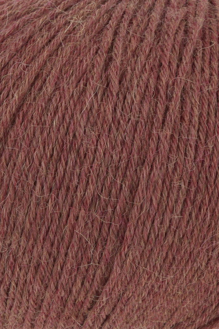 ALPACA SOXX 6-PLY - 60 red mÈlange