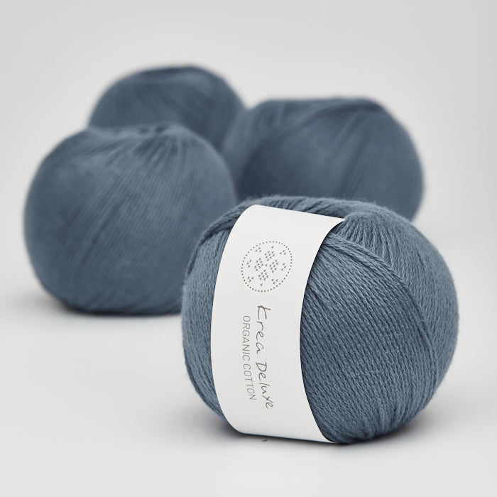 Organic Cotton - 26 Mørk blå