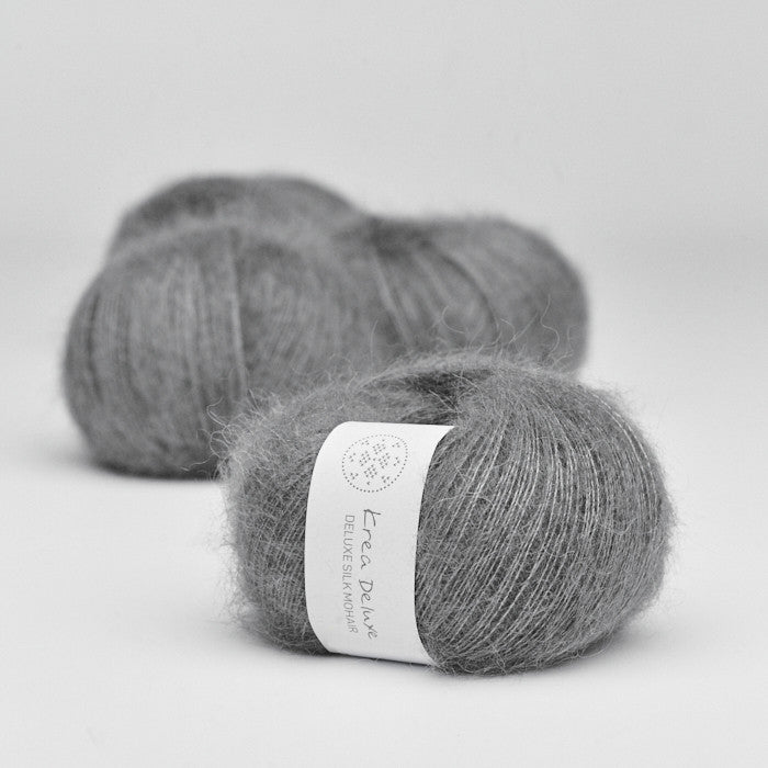 Deluxe silk mohair - Mørk grå