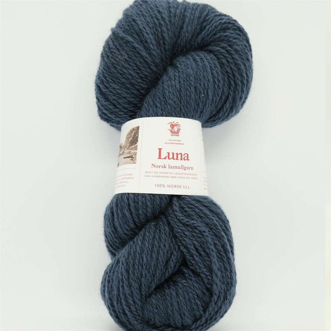 Luna lamullgarn - 433 Mørk blågrå