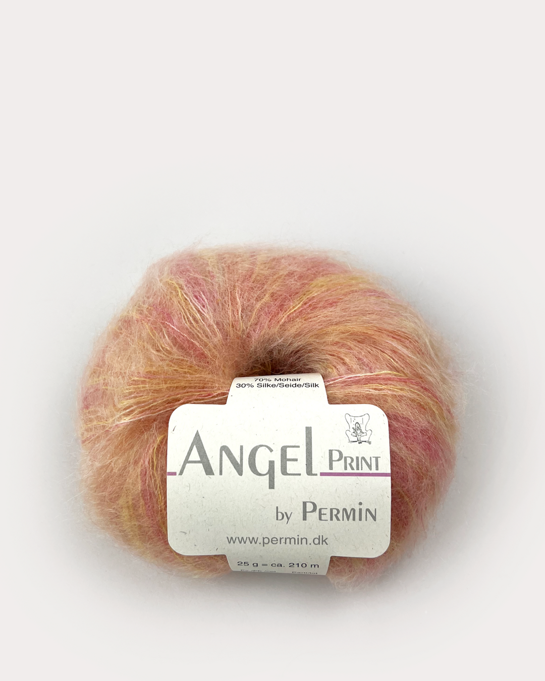 Angel Print - 884760 orange, gul, rosa