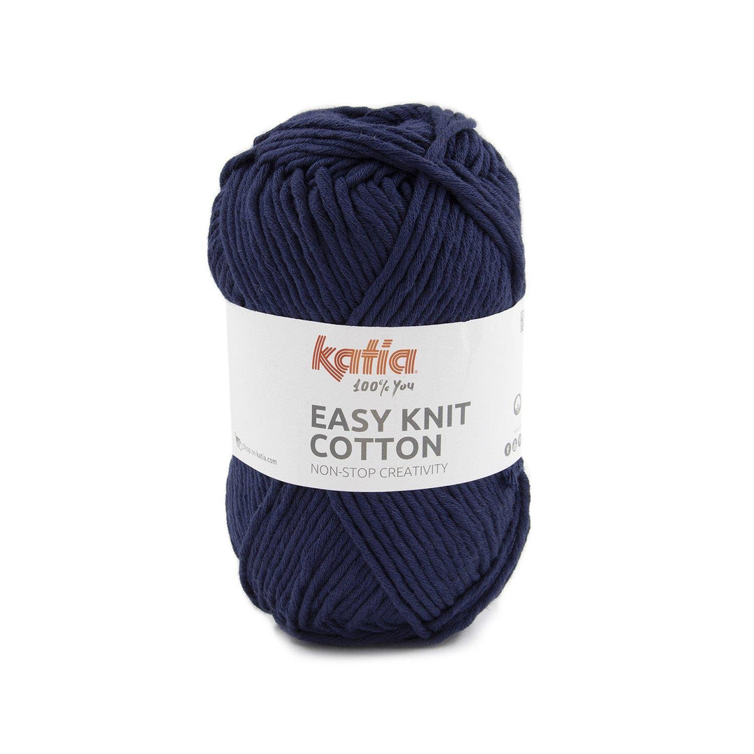 Easy knit cotton - 5 Marineblå