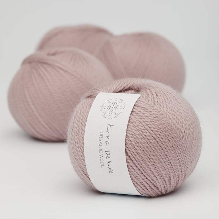 Organic Wool - 14 Lys støvet rosa